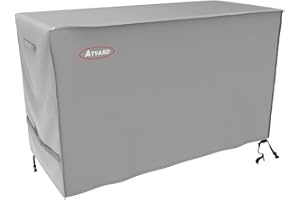 ATYARD 55-inch Outdoor Cover for Keter Unity XL Portable Table - UV Resistant, Breathable, All Weather (55" L x 24" W x 32" H) Gray