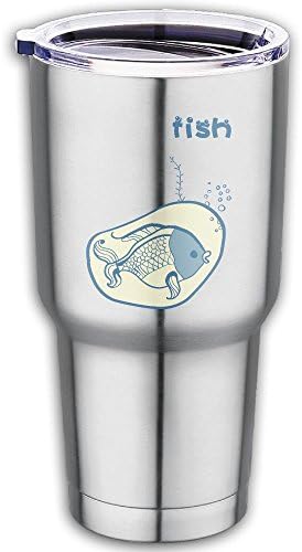 Seaweed Fish 900 Stainless Steel Car Cup Rocking