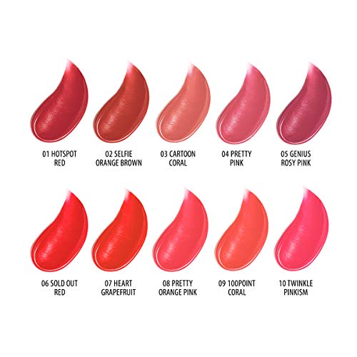 Peripera Ink Airy Velvet 0.14 Ounce 09 100point Coral - Thumbnail 6