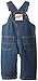 Carhartt Boys' Washed Denim Bib Overall, Worn in Blue, 24 Months