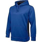 Nike Mens Therma Fit Team KO Pullover Hoodie Sweatshirt Large Royal Blue Anthracite