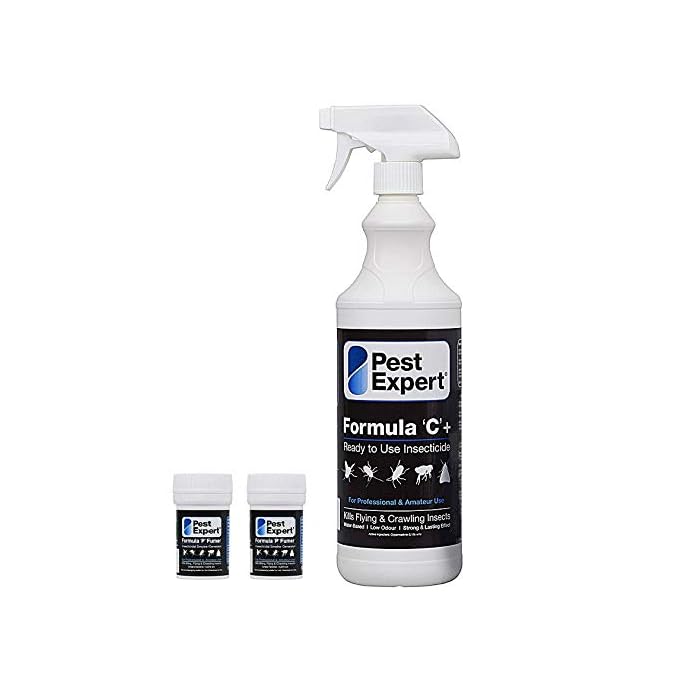 Buy Pest Expert Flea Killer Spray 1ltr and Flea Killer Smoke Bombs