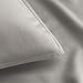 King Sheets by Pure Bamboo, Genuine 100% Organic Viscose Derived from Bamboo Bed Sheet Set, Luxuriously Soft & Cooling, Double Stitching, Lifetime Quality Promise (King, Silver Pearl)
