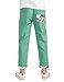 Boys’ Elastic Waist Cotton Jogger Pants for Kids Size 4-12 Green, 150 (US Size 10)