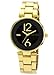 Anne Klein Women's AK/1074BKGB Black Dial Gold Tone Bracelet Watch