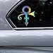 KANWAWO Prince Logo - Fashion Car Vinyl Stickers Decal Laptop Tablet Skateboard car Auto Motorcycle Windows Front Windshied Rearview Mirror Stickers Car Styling (2pcs Prince Logo, 150 x 125mm)