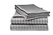 ITALIAN 3PC TWIN Sheet Set, STRIPED GREY