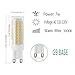 Z S All-New G9 LED Bulb, Dimmable G9 Bi-Pin Base Bulbs, 75W 80W Equivalent, 120V 7.5W, 102X2835SMD 360 Degree Indoor Lighting (G9 Warm White 3000K)