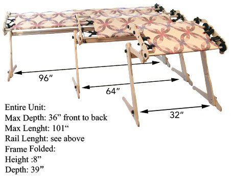 Grace Start-Right EZ3 No-Baste Hand Quilting Frame