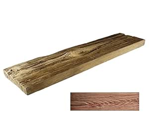 Tablón oscuro - madera-efecto concreto decorativo losa de adoquines