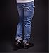 Men's Ripped Destroyed Jeans Slim Fit Distressed Denim Pants Trousers Blue101 30