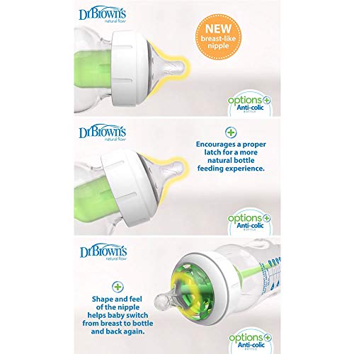 Dr. Brown's 5 oz Wide-Neck Bottles, 3-Pack - Image 4