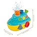 KiddoLab Musical Bath Boat. Floating Water Toy with Flashing Lights. Bath Toys for Toddlers for Baby Bathtub Playtime Fun! 12 Months+