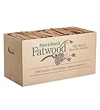 Plow & Hearth 35 Pound Box fire-Starter, Brown