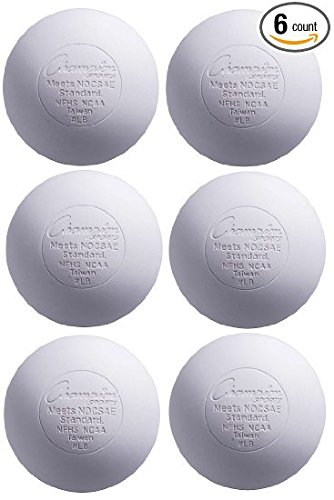 Lacrosse Balls (6-Pack) - White NOCSAE Game Balls