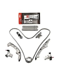 MOCA Kit de cadena de sincronización para Ford Taurus Edge y Mazda CX9 Mercury & Lincoln MKZ MKX 3.5L 3.7L V6 DOHC 24V Duratec Motor