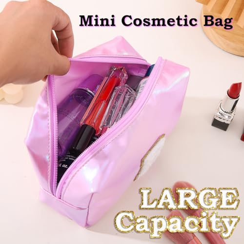 Anntry Large Capacity Cosmetic Bag, Premium PU Makeup Bag, Multifunctional and Portable Wash Bag, Ideal Gift for Teens, Girls, Women, Friends and Moms, berry