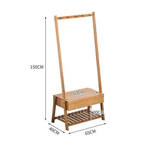 Perchero De Metal Portátil Con Zapatero - 175x40x194 Cm, Soporta 900 Lbs, Ideal Para Dormitorios Y Armarios Abiertos