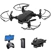 Mini Drone for Kids – 4K Dual Cameras FPV RC Quadcopter Foldable Remote Control Drone Toys Gifts for Boys Girls with Tap…