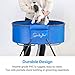 Standing Boat Elevated Folding Pet Bath Tub and Wash Station for Bathing, Shower, and Grooming, Foldable and Portable, Indoor and Outdoor, Perfect for Small and Medium Size Dogs, Cats and Other Pet
