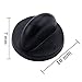 SUBANG 200 Pieces Rubber Pin Backs PVC Pin Keepers Lapel Pins Back Pins Safety Backs for Brooch Tie Hat Badge Insignia, Black