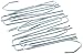 Dritz Home 44324 Long Neck Pleater Drapery Hooks (14-Piece) , Silver