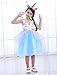 LZH Girls Unicorn Costume Dress Flower Princess Birthday Party Pageant Dress
