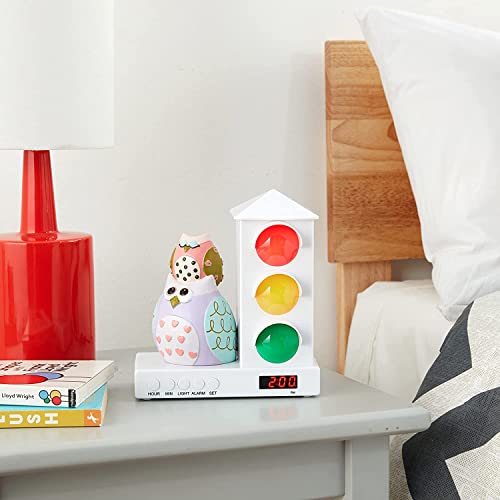 Stoplight Sleep Enhancing Alarm Clock for Kids (Owl Clock) Pricepulse