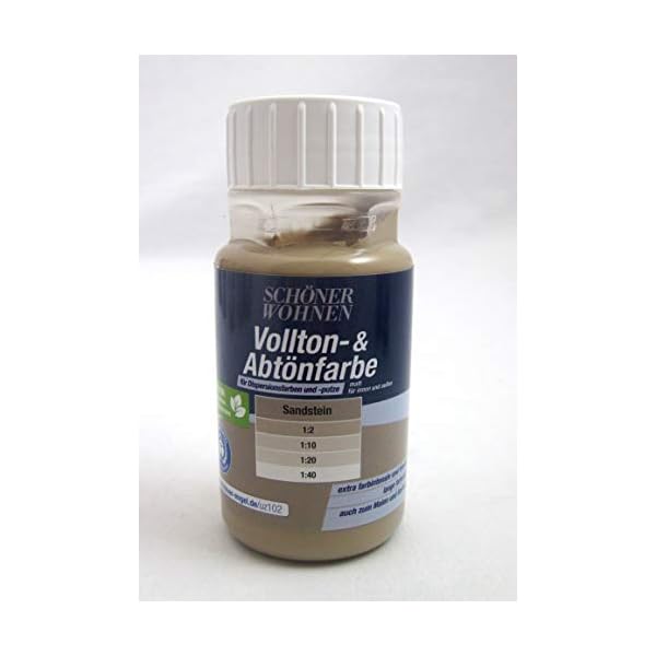 Voll- und Abtönfarbe Sandstein 125 ml