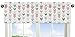 Sweet Jojo Designs Grey, Coral and Mint Woodland Arrow Print Girls Window Valance