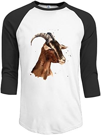 RONG HI Goat Men' Half SleeveÂ Tee-shirt