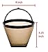 GoldTone Reusable Cup No.2 Cone Coffee Filter Permanent Coffee Plastic Filter- Size 4