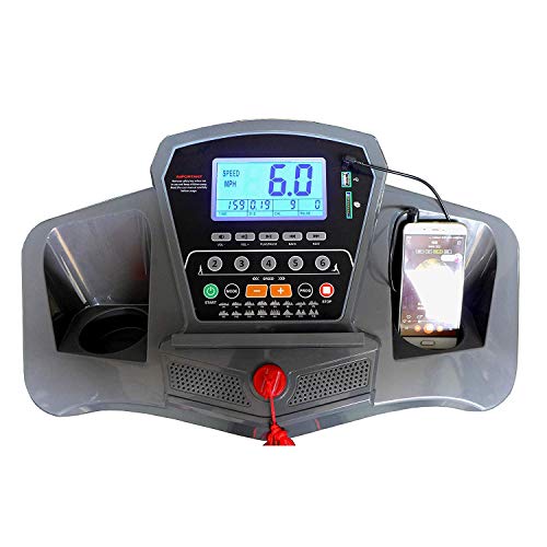Feelway Treadmill Folding Motorized Running Exercise Machine Easy Assembly w/Incline Pre-Set Programs for Home Use