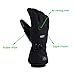 CAMYOD Men Waterproof Skiing Snowboarding Gloves with Zipper Pocket, Air Vent, Separated Liner Gloves-2 Pairs Set(2-Pair,M)