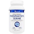 ML Naturals Phosphatidyl Serine 400 mg (High Dosage) 120 Vegetable Capsules. Supports Memory & Brain Function, Non-GMO