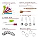 Nearbyme Kids Cooking and Baking Chef Set - 28 Pcs Includes Apron, Chef Hat, Oven Mitt, Pot Holders, Plates, Rolling Pin, Spoon, Cookie Cutters and Baking Utensil for Age 3+ Girls Gift