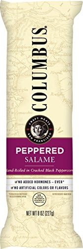 Columbus Salame Company Pepper Salame 8 Ounce Sticks Case of 12