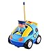 FunsLane Cartoon RC Police Car Remote Control Car with Music and Light Radio Control Toys for Kids Toddlers Baby and Children