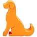 Z PLINRISE Puppy Desk Phone Stand Dog Shape Smartphone Holder for Free You Hands (Orange1)