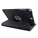 Tab A 9.7 Case, LK [Stand Feature] Luxury 360 Rotating Magnetic Smart PU Leather Case Cover For Samsung Galaxy Tab A 9.7 with Wake & Sleep Function + Stylus, Black