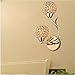 Lightess Crystal Wall Sconce Lighting for Bathroom Home Sconces Light (Left)