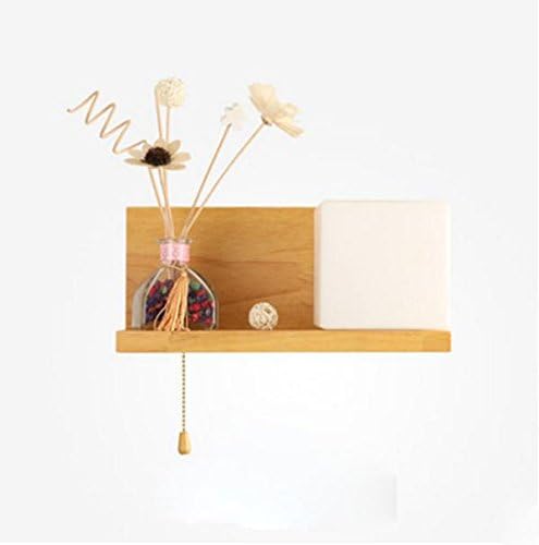 JinRou Modern wood Wall lamp Modern LED Concise Wall lamp Personality Decoration Aisle Corridor Lamp Restaurant Den Bedroom Woodiness Desk Lamp 220V-240V ,300140mm, A