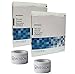 100 Pack of 12-Ply Sterile Gauze Pads - Thick 4x4 Pads - 100% Cotton Gauze – 2 Boxes of 50 (2 Pads Per Pack 25 Packs Per Box) + 2 Rolls of Vakly Medical Tape (2)