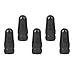 MagiDeal 5pcs Bicycle Presta Wheel Rims Tyre Stem Air Valve Caps Dust Cover - Black