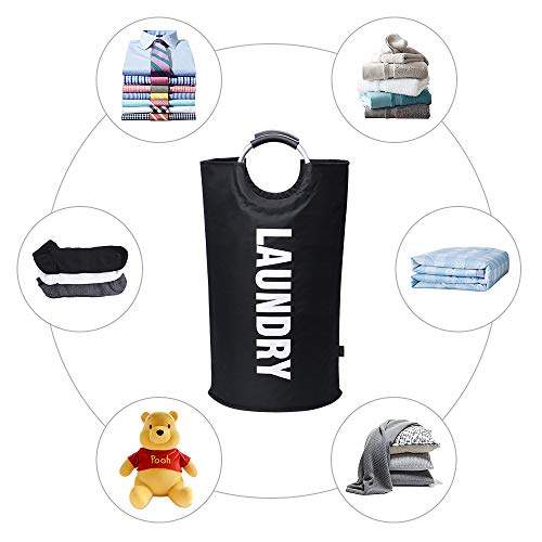 image for HOUSE DAY Large Laundry Basket Collapsible Fabric Laundry Hamper, Fold