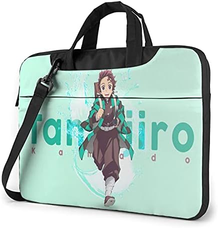 156 Inch Laptop Sleeve Bag Demon Slayer Kimetsu No Yaiba Tablet Briefcase Ultra Portable Protective Shoulder Shockproof Briefcase Sleeve Bags Cover