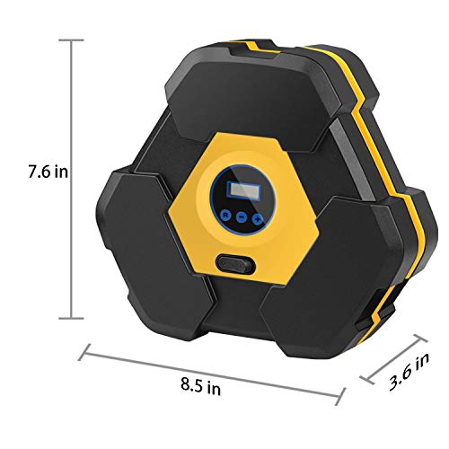 NOOX Portable Tire Inflator Air Compressor Tire Pump 12v for Car Semi Truck Bicycle Water Pool Toys Balls and Other Inflatables - G25