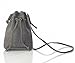 Pardao Medieval Coin Purse - Historical Costume Accessory Renaissance Bag (Light Gray)