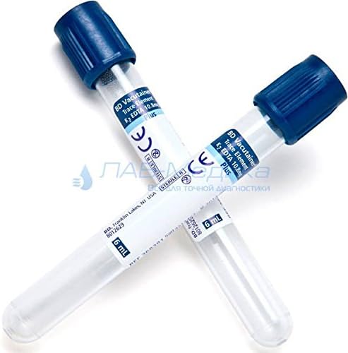 vacutainer collection tubes (pack of 100) 368380 BD 6ml 13mmx100mm