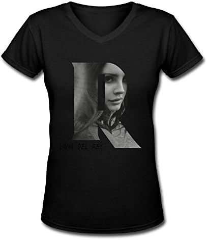 Lana Del Rey Women's V-Neck T-shirts Medium